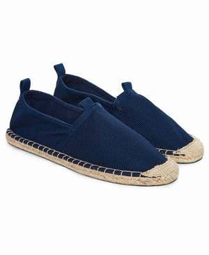 Superdry Premium Espadrilles Férfi Cipő Sötétkék | BNCFD4928